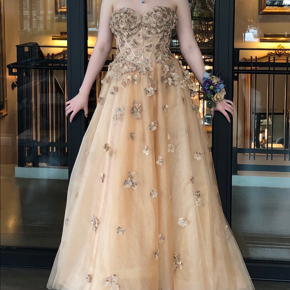 Sherri Hill custom beaded gown